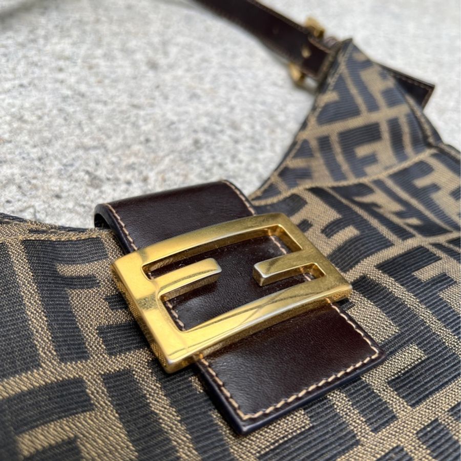 【FENDI】稀有金扣手提肩背包-6
