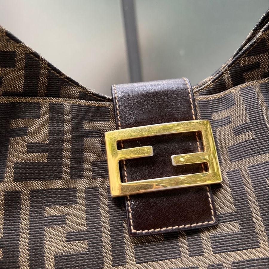 【FENDI】稀有金扣手提肩背包-8