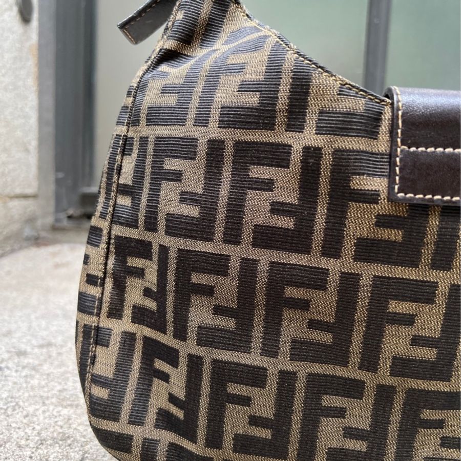 【FENDI】稀有金扣手提肩背包-9