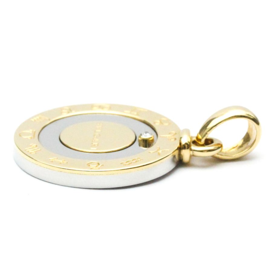 【日本直送】Bvlgari 星座吊墜不銹鋼、黃金(18K)鑽石男士、女士時尚吊墜項鍊(金、銀)-2