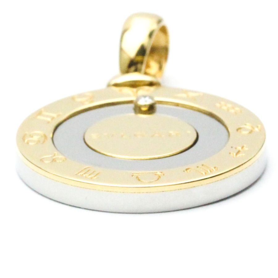 【日本直送】Bvlgari 星座吊墜不銹鋼、黃金(18K)鑽石男士、女士時尚吊墜項鍊(金、銀)-5