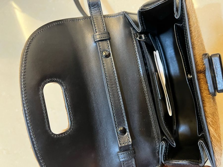 ［Vintage Gucci］Bamboo1947手提/斜背袋-4