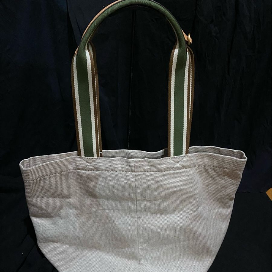 Tory Burch 白色帆布托特 TOTE 肩背包-10