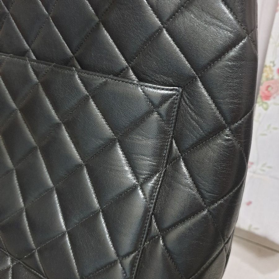 香奈兒 金幣包希爾頓包 羊皮超輕狀態好-26