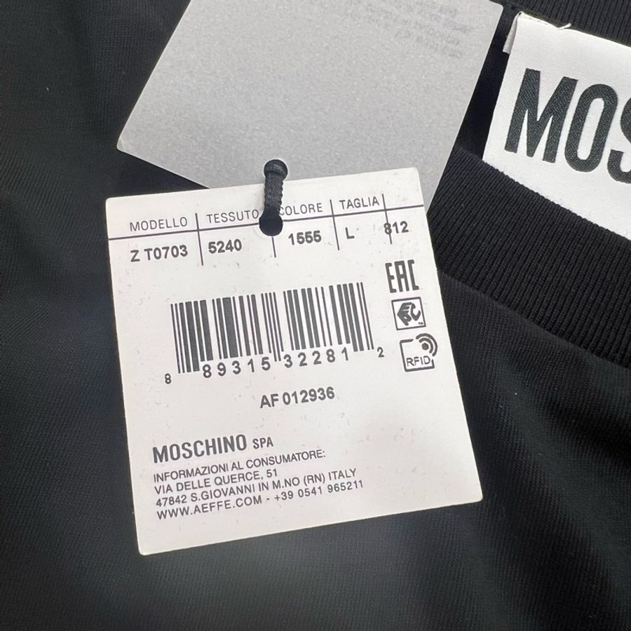 Moschino 義大利國旗配色字母Logo T 🇮🇹-3