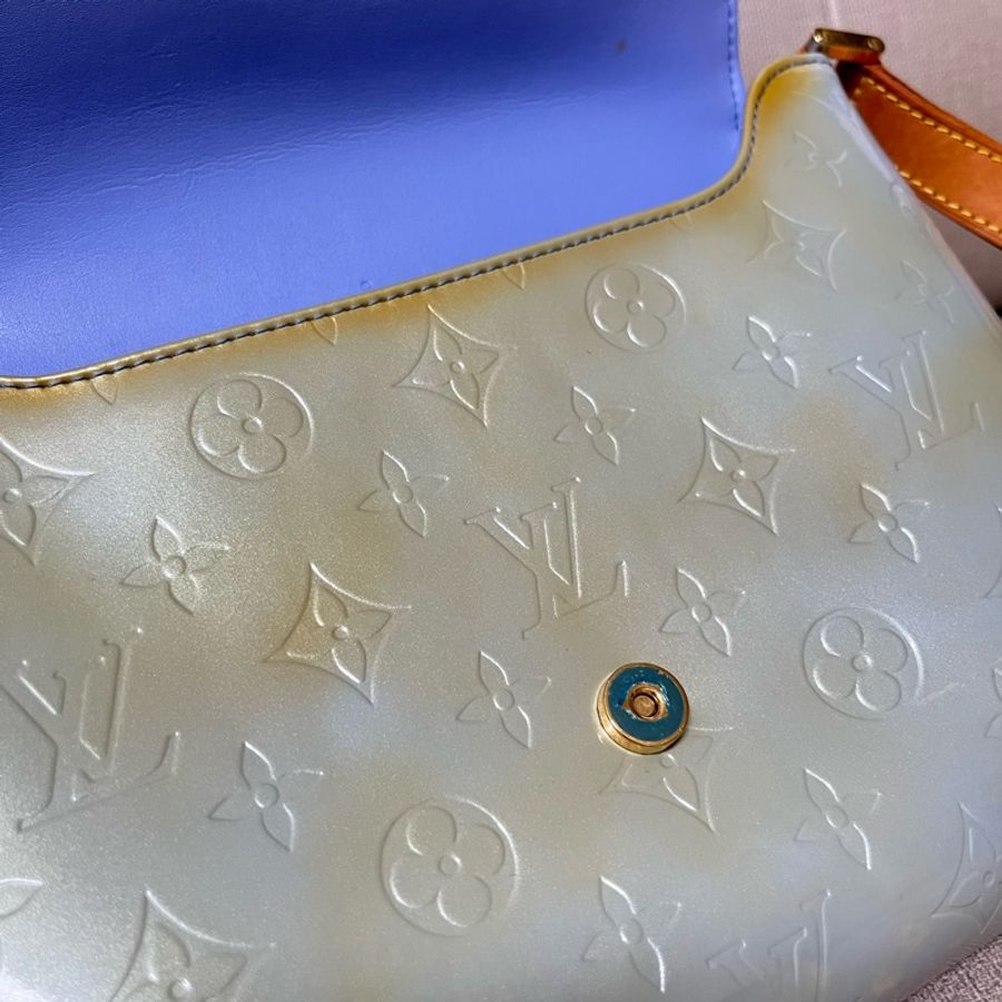 LV Vintage 漆皮王菲包-14
