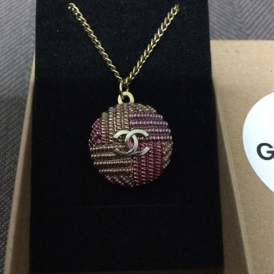 CHANEL Vintage 法國設計師古董鈕扣項錬-1