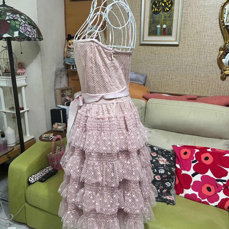 RedValentino 經典網紗蛋糕裙小禮服40號-1