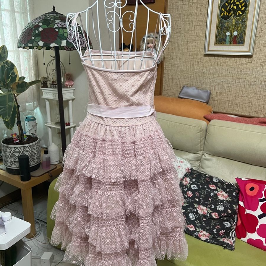 RedValentino 經典網紗蛋糕裙小禮服40號-2