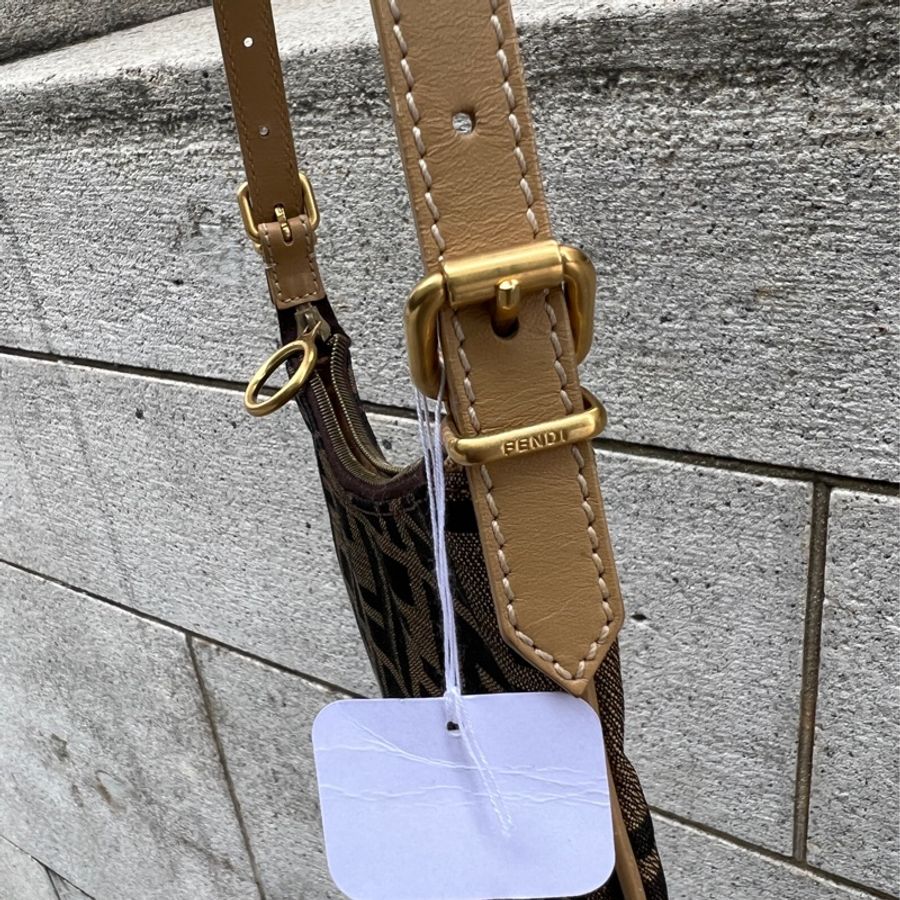 【FENDI】手提馬鞍薄形休閒包-9