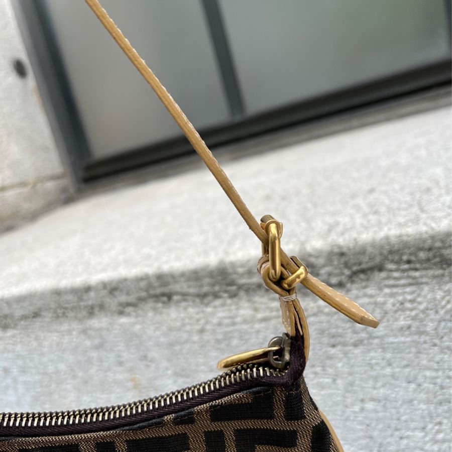 【FENDI】手提馬鞍薄形休閒包-11