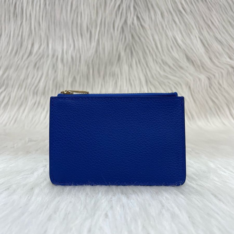 Hermes Roulis Slim黑加侖紫Evercolor皮淡金釦豬鼻腰包/錢包 U刻*-17