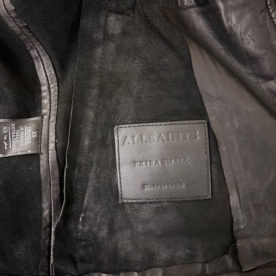 AllSaints RIO BIKER black XS-13
