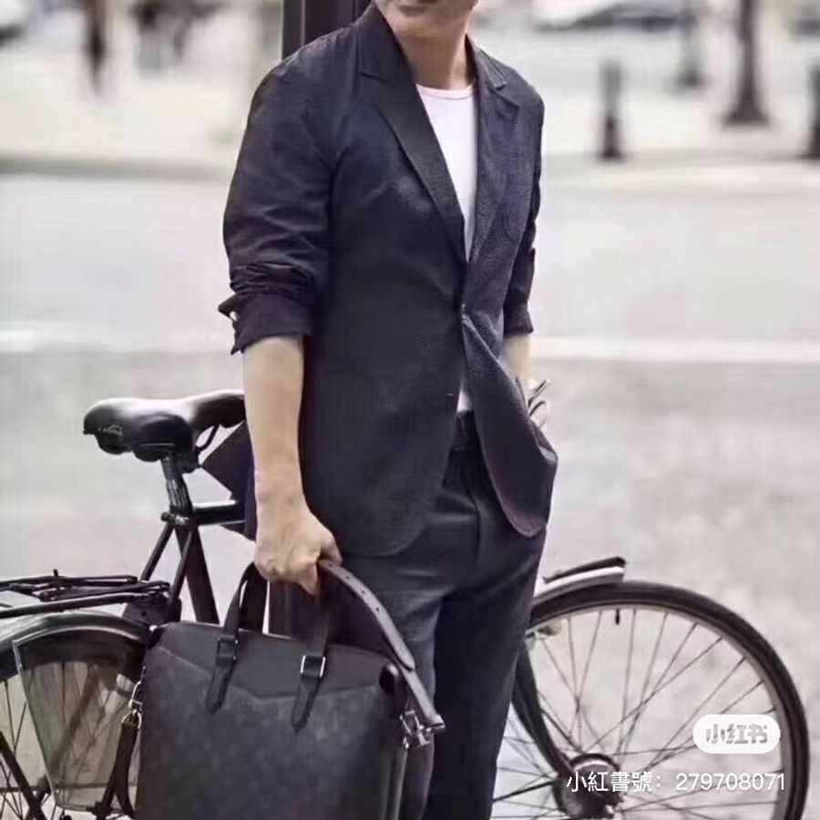 LV Monogram Eclipse Explorer 探險家 商務包 手提包 電腦包 公事包 斜背包-1
