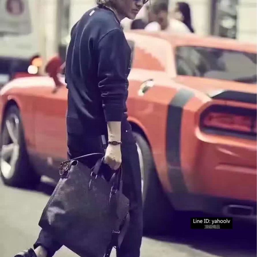 LV Monogram Eclipse Explorer 探險家 商務包 手提包 電腦包 公事包 斜背包-2