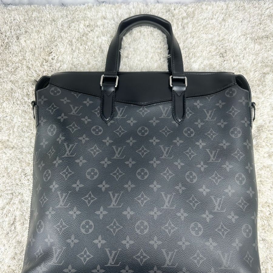 LV Monogram Eclipse Explorer 探險家 商務包 手提包 電腦包 公事包 斜背包-5