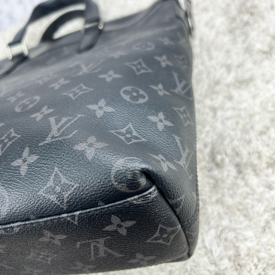 LV Monogram Eclipse Explorer 探險家 商務包 手提包 電腦包 公事包 斜背包-13