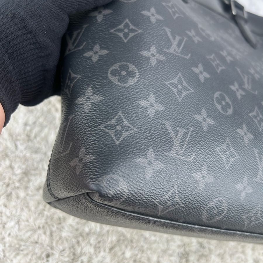 LV Monogram Eclipse Explorer 探險家 商務包 手提包 電腦包 公事包 斜背包-14