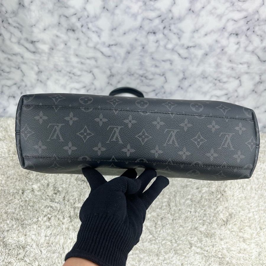 LV Monogram Eclipse Explorer 探險家 商務包 手提包 電腦包 公事包 斜背包-15