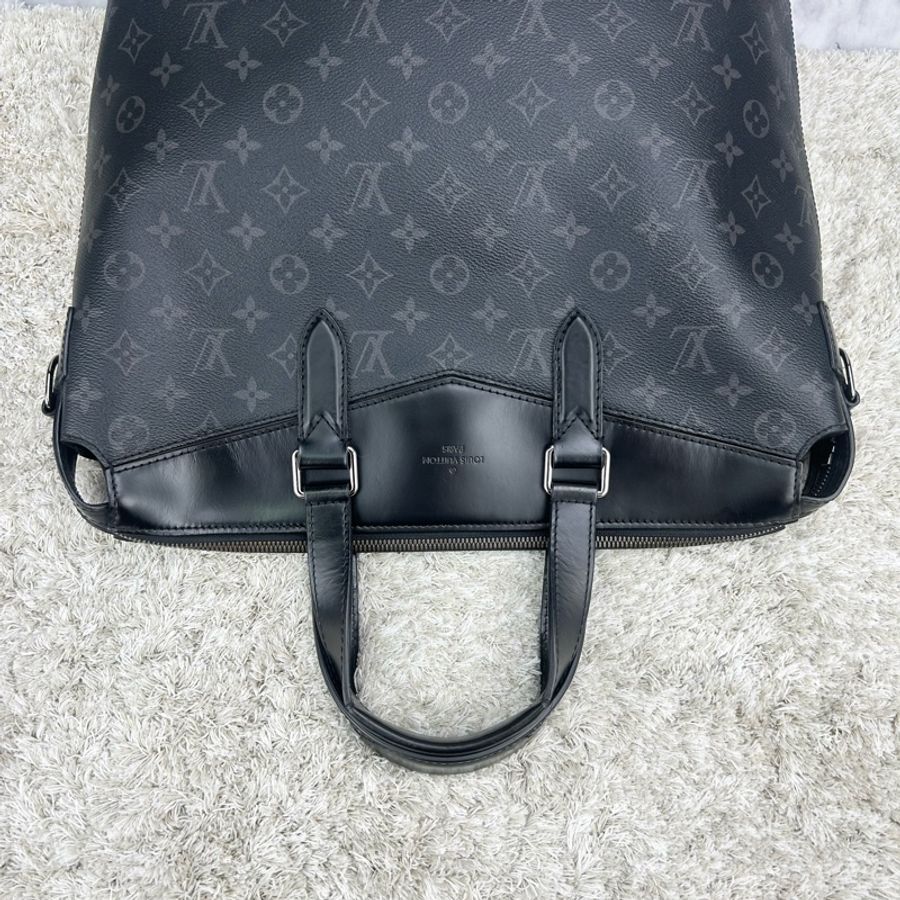 LV Monogram Eclipse Explorer 探險家 商務包 手提包 電腦包 公事包 斜背包-16