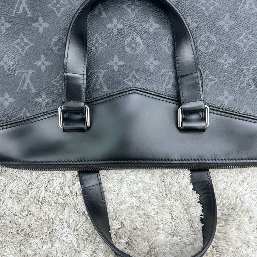 LV Monogram Eclipse Explorer 探險家 商務包 手提包 電腦包 公事包 斜背包-18