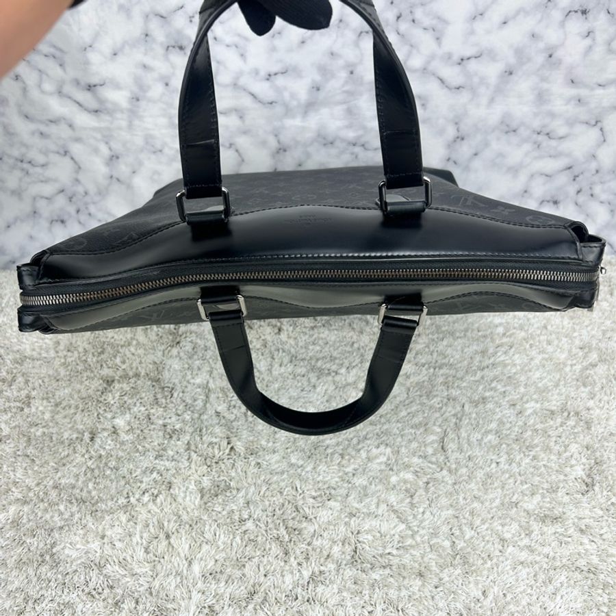 LV Monogram Eclipse Explorer 探險家 商務包 手提包 電腦包 公事包 斜背包-22
