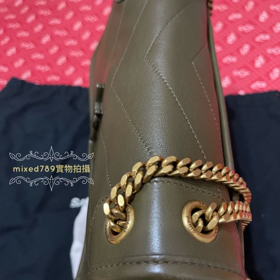 YSL niki baby 稀有綠色 軍綠色-12