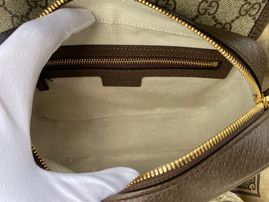 近新GUCCI綠紅綠OPHIDIA MINI GG SHOULDER BAG 722117肩背包斜挎-9