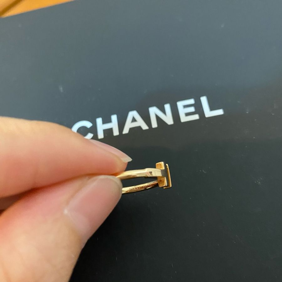 Tiffany &Co. T wire 玫瑰金 線圈戒指(6號)-13