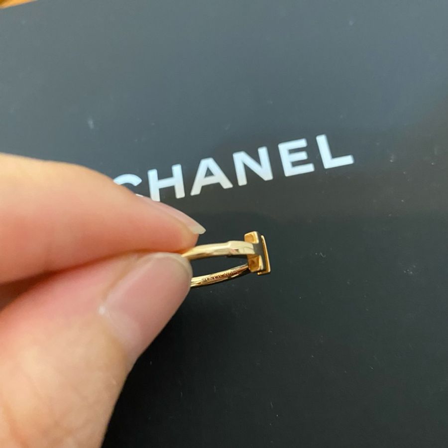 Tiffany &Co. T wire 玫瑰金 線圈戒指(6號)-14