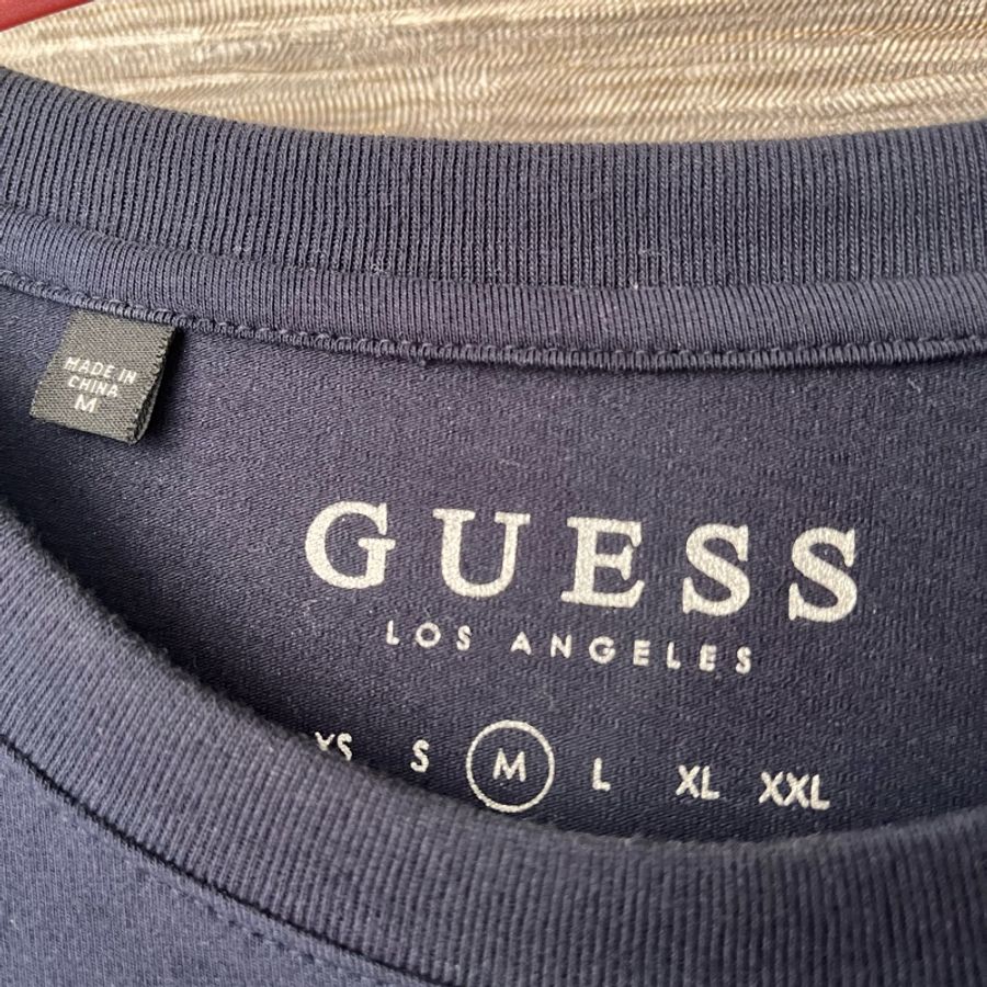 Guess 藍色T-shirt(男款)-15