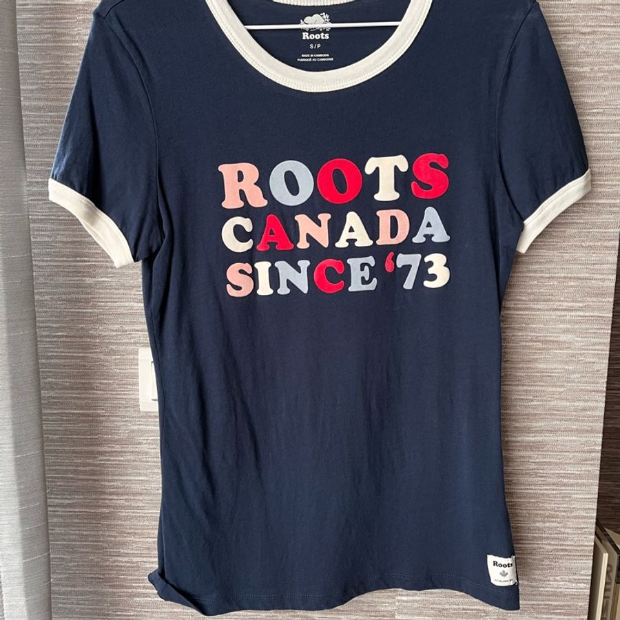 Roots 藍色T-shirt-5