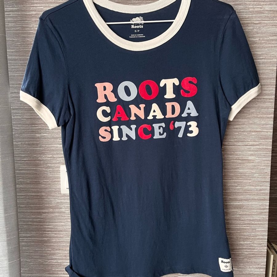 Roots 藍色T-shirt-8