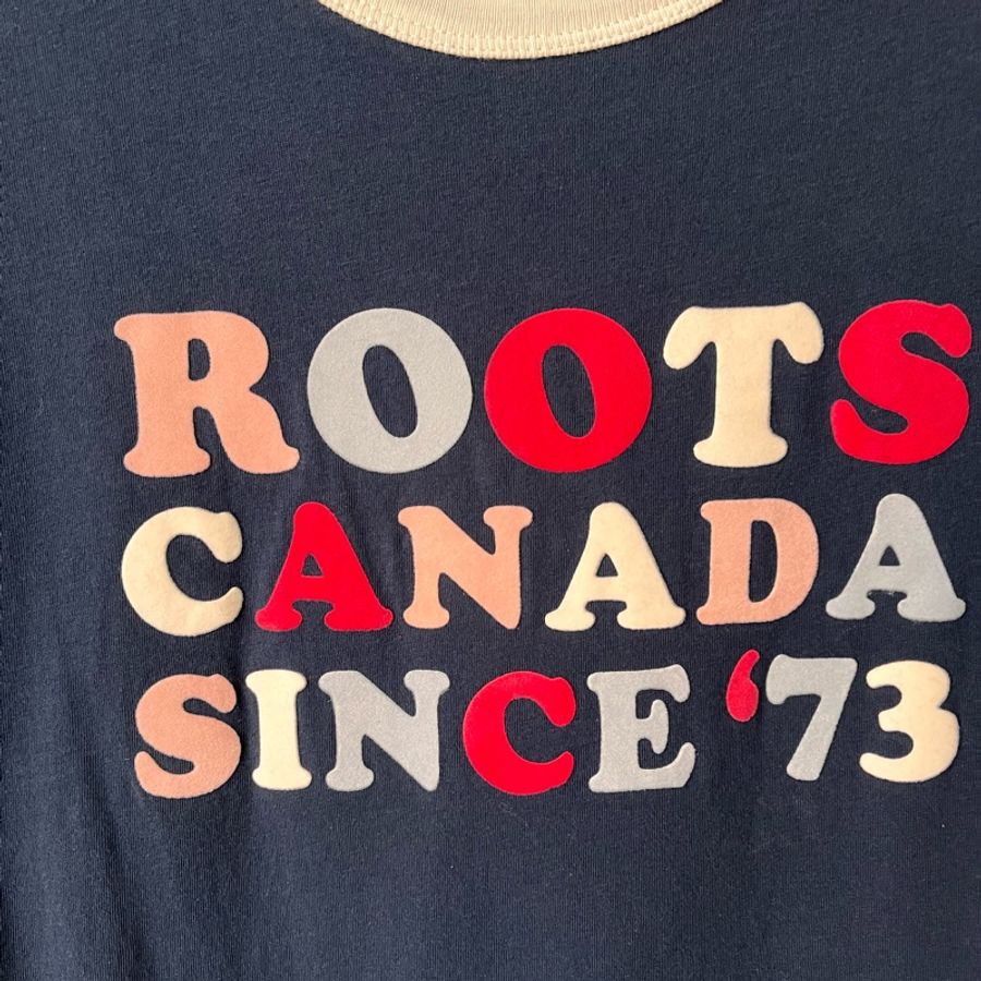 Roots 藍色T-shirt-9