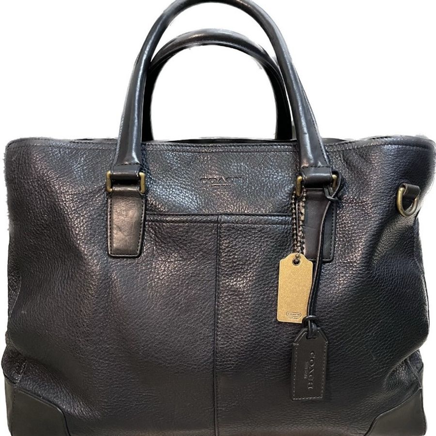 COACH 公文包商務包商務男士包/70614 Crosby Business Tote Crosby 2WAY 肩包皺紋皮革收縮皮革/ 70614 Crosby 商務托特包 Crosby-6