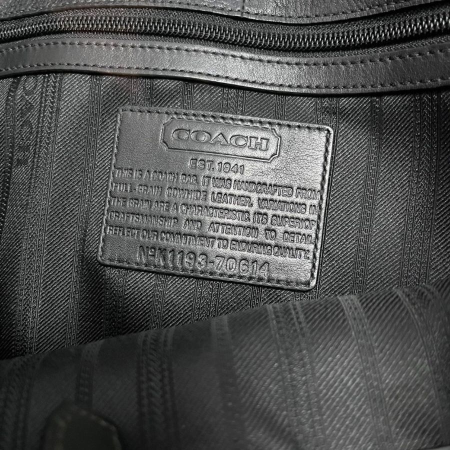 COACH 公文包商務包商務男士包/70614 Crosby Business Tote Crosby 2WAY 肩包皺紋皮革收縮皮革/ 70614 Crosby 商務托特包 Crosby-16