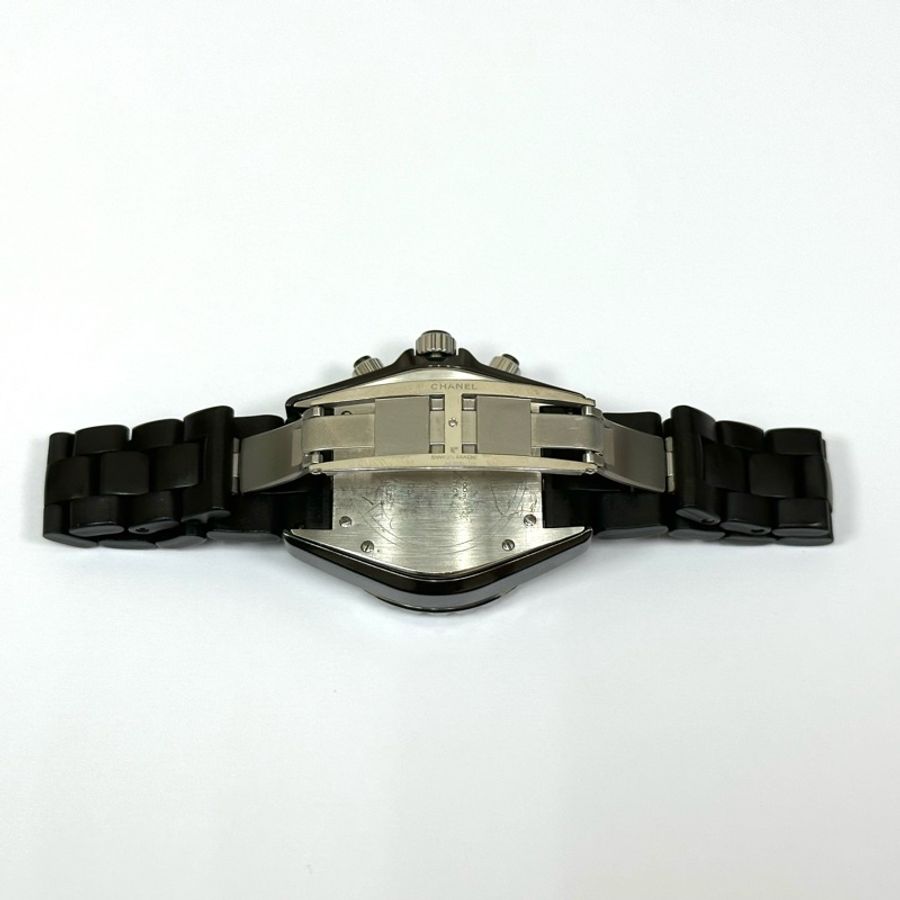 CHANEL J12 41mm 三眼計時自動手錶 橡膠錶帶 683-5-3