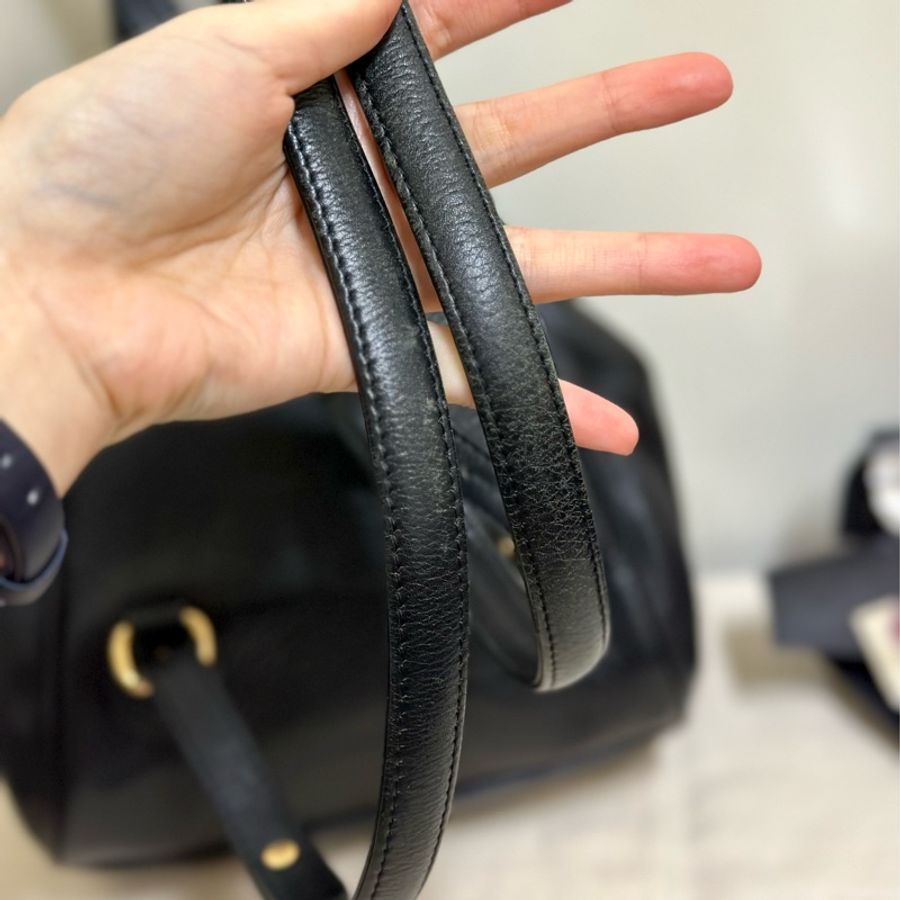 🔥急出可議🔥 #Dior #後背包 #雙肩包 質感全牛皮黑色 #vintage #古董包 CD五金鍍24k金 💕 絕版極美品-24