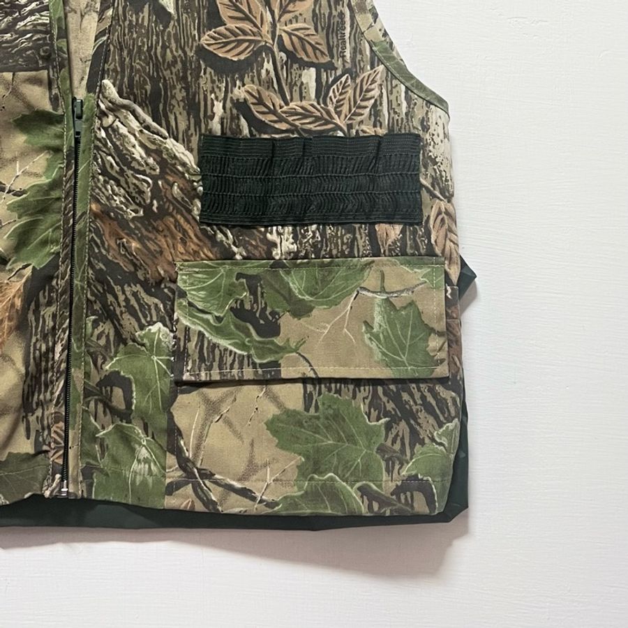Ozark Trail 1990s Vintage Realtree Hunting Camouflage Vest 狩獵背心 戶外生存 叢林迷彩 獵裝馬甲 樹木偽裝 打獵 瑞士專業戶外品牌 九零年代 古著 早期 近全新 老品-1