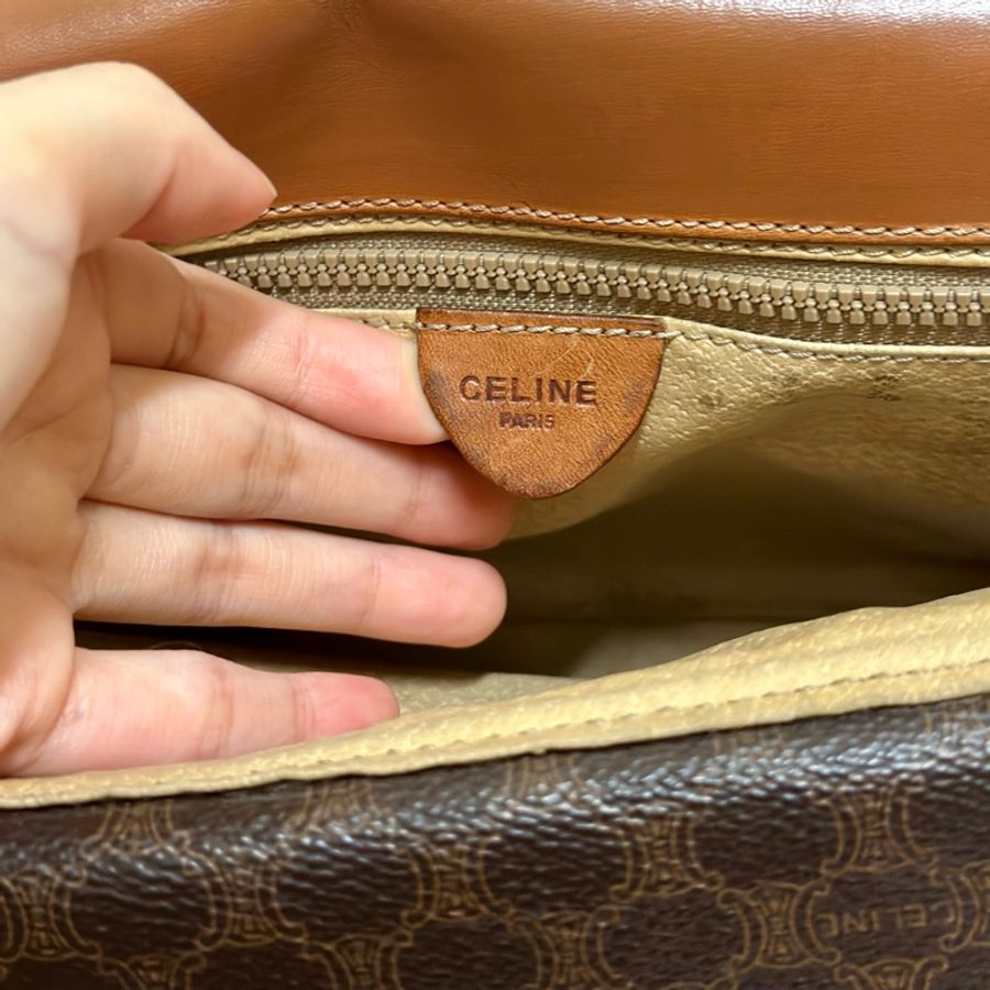 ❤️‍🔥 #Celine 稀有款釋出😍 極新美品✨爆款 #古董包 #斜背包 #豆腐包-29