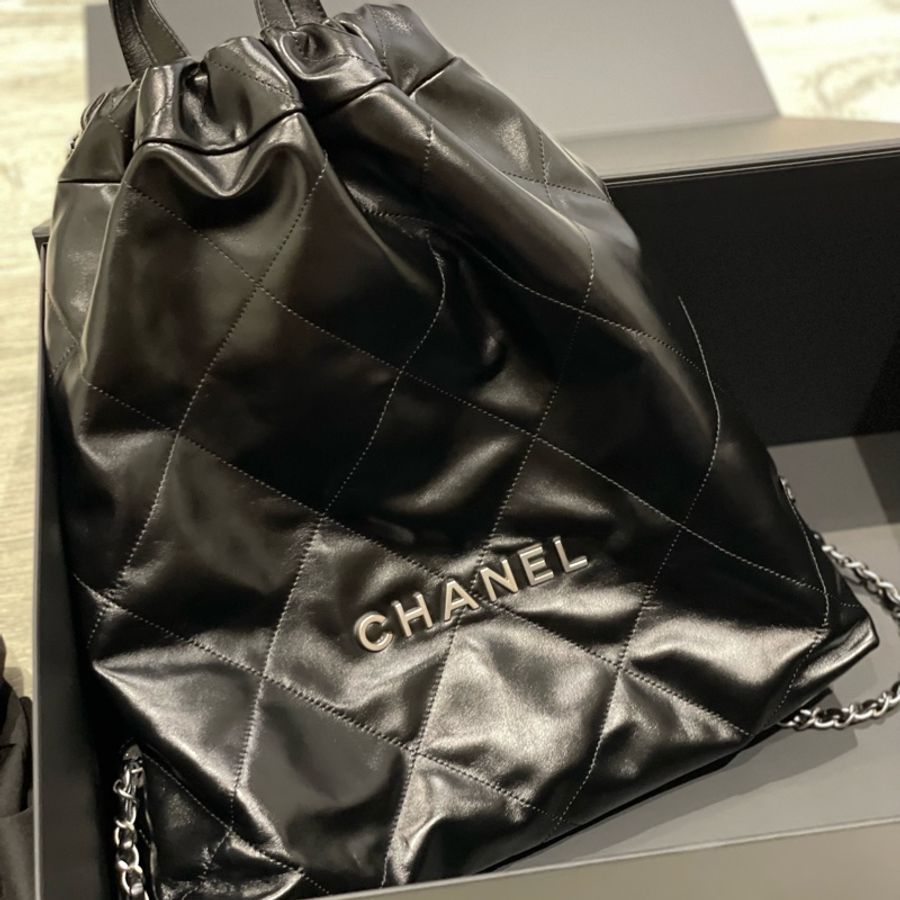 Chanel 22 backpack 後背包 全新全配正品-0