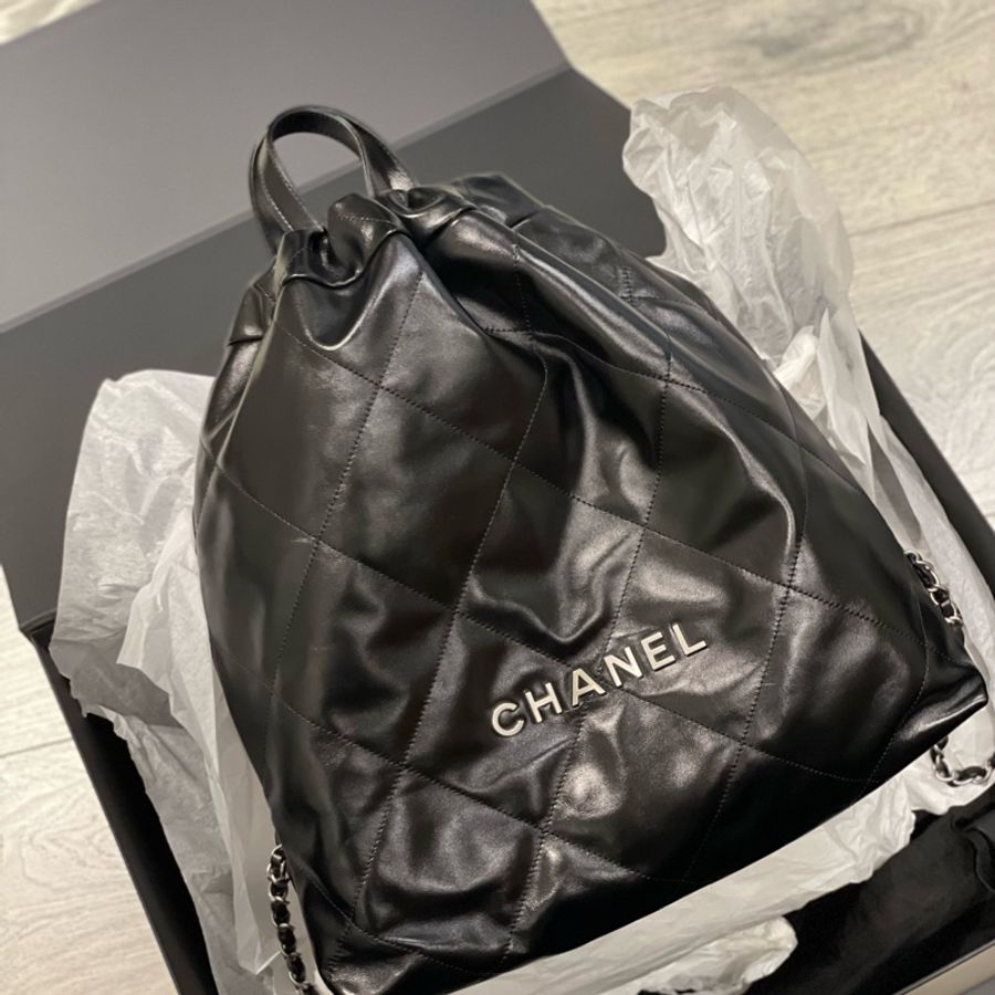 Chanel 22 backpack 後背包 全新全配正品-2