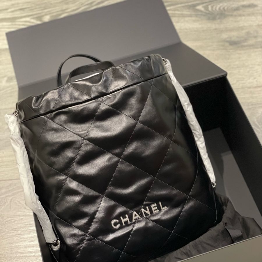 Chanel 22 backpack 後背包 全新全配正品-4