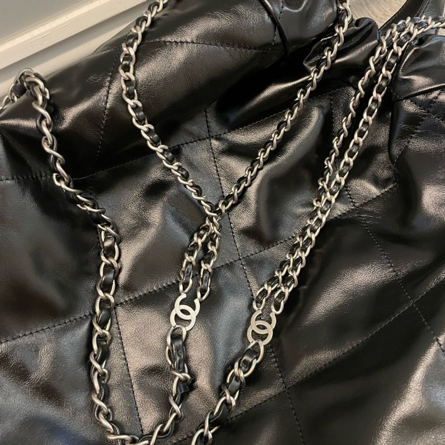 Chanel 22 backpack 後背包 全新全配正品-6