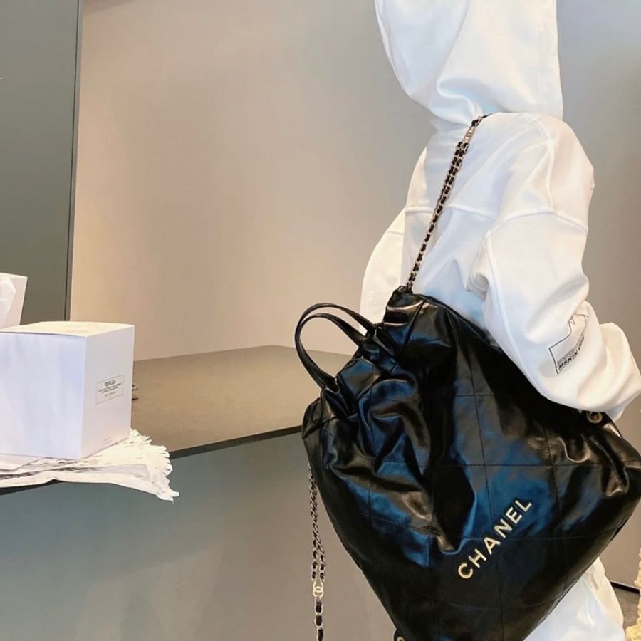 Chanel 22 backpack 後背包 全新全配正品-9