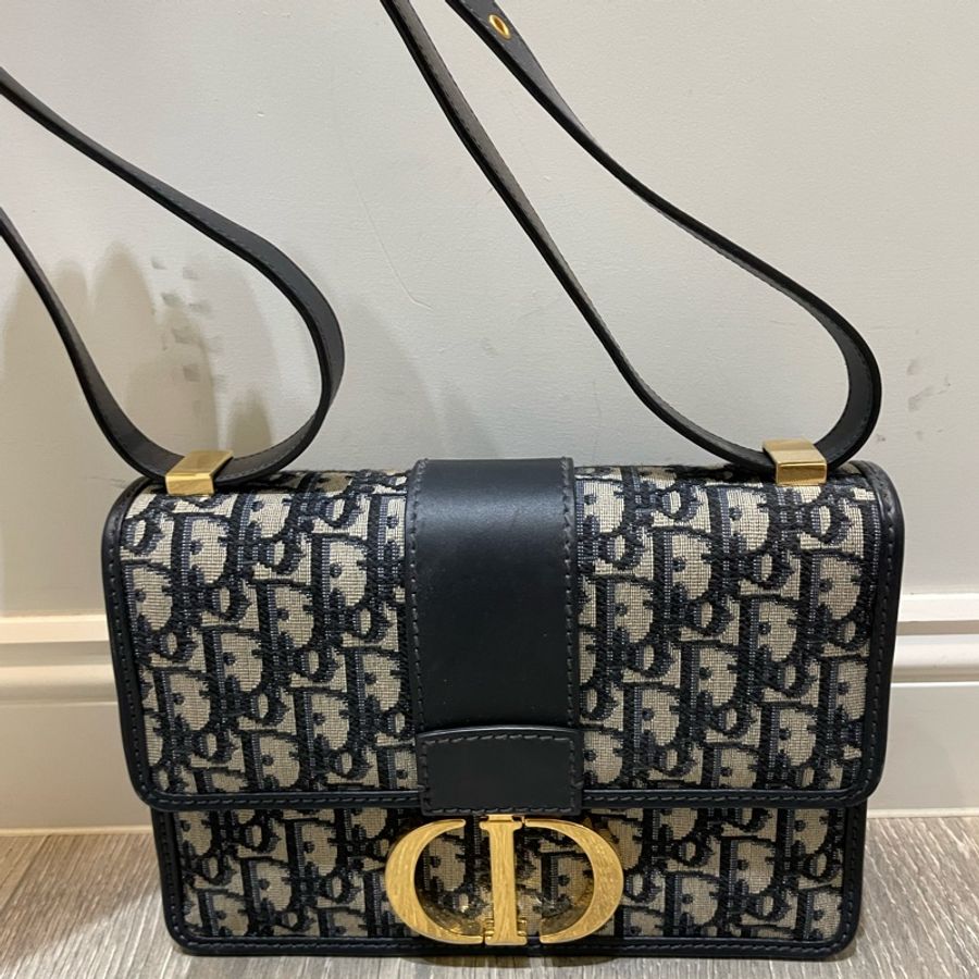 二手正品 Dior 老花蒙田包 30 MONTAIGNE-0
