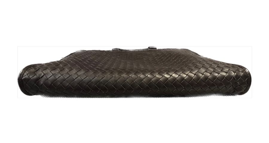 BOTTEGA VENETA BV 深咖啡色 小牛皮 編織 公事包 電腦包 肩揹 手提 兩用包-1