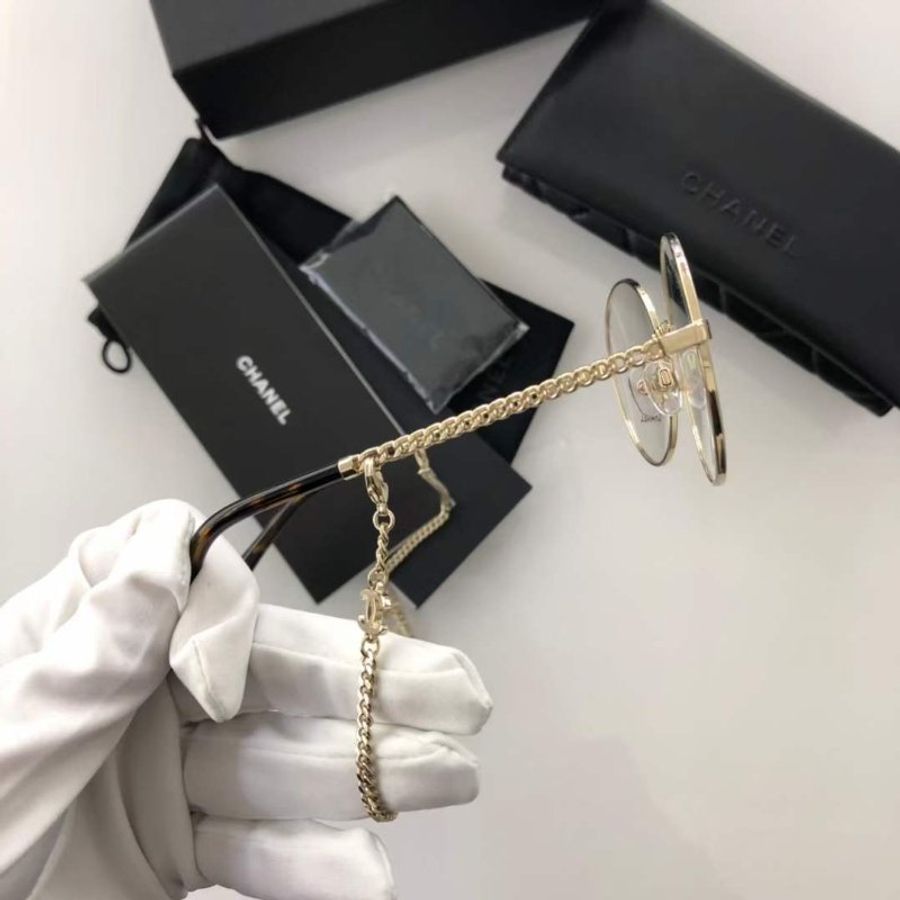 Chanel 附鍊子鏡架 可配度數-3