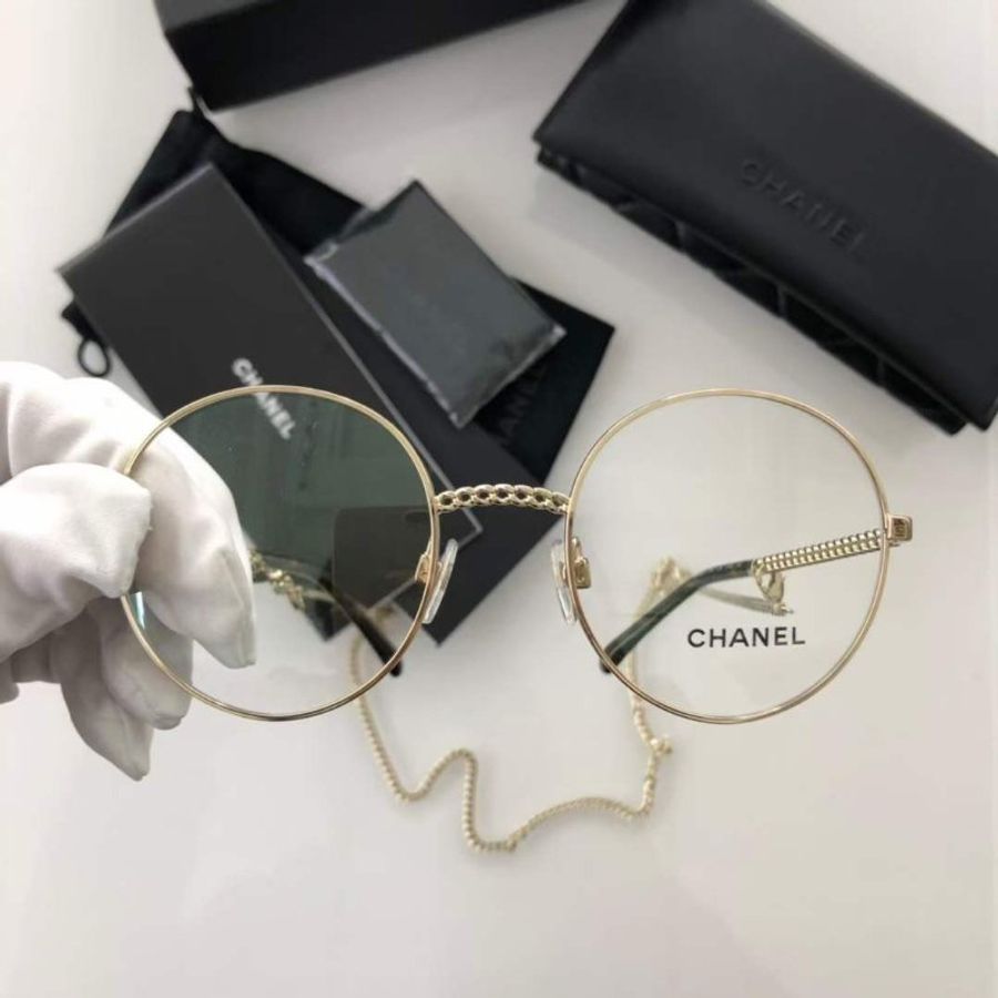 Chanel 附鍊子鏡架 可配度數-4