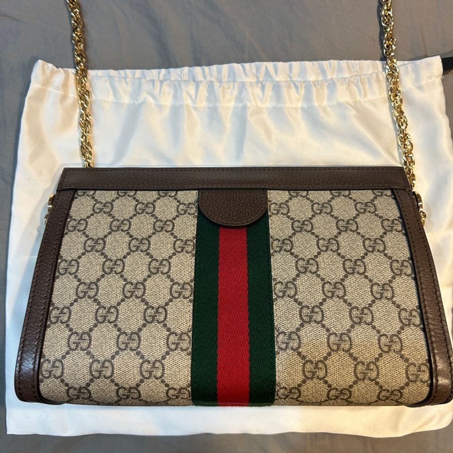 《二手》Gucci 古馳 老花 ophidia 側背包-1